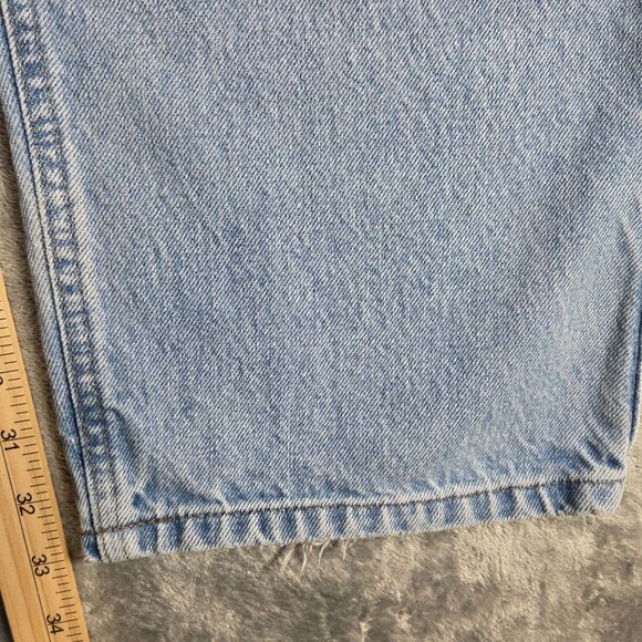 Carhartt Jeans Mens 40X34 Light Wash Denim Relaxed Fit Straight Workwear READ - Picture 10 of 10